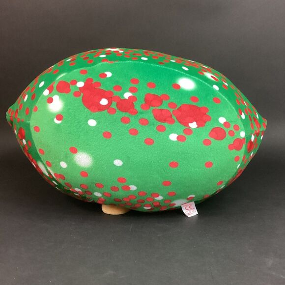 TY Squishy Beanies Everett - Puppy Dog Christmas - With Tag - Tan/Green w/Spots - Picture 5 of 8